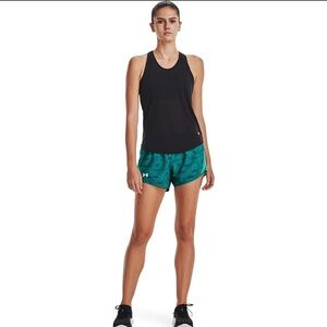 Under Armour women’s fly by Blue Athletic Shorts size 2X